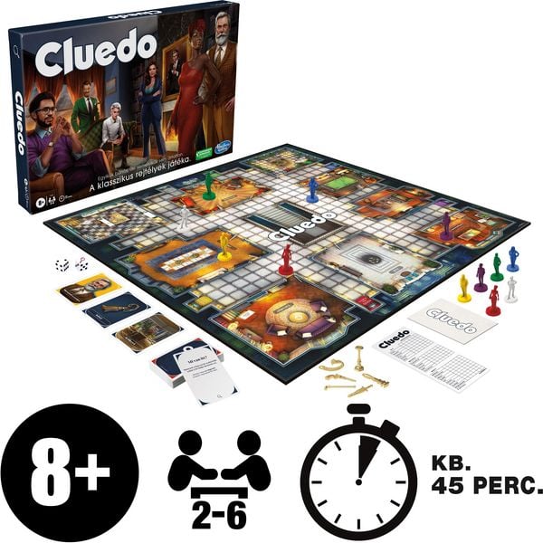 Produktbild: Hasbro F6420100 - Cluedo, Detektivspiel, Neuauflage, Krimi & R&auml;tsel Spiel