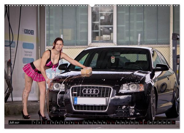 Produktbild: Hei&szlig;e Frauen und schnelle Autos (hochwertiger Premium Wandkalender 2027 DIN A2 quer), Kunstdruck in Hochglanz