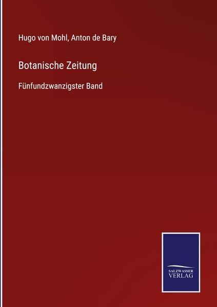 Produktbild: Botanische Zeitung