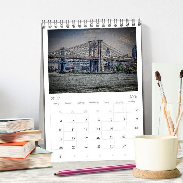 Produktbild: Tischplaner 2027 - New York feeling (A5 Tischkalender zum Aufstellen) CALVENDO
