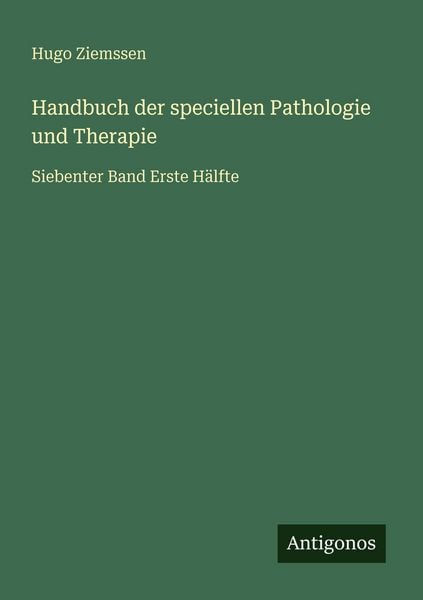 Produktbild: Handbuch der speciellen Pathologie und Therapie
