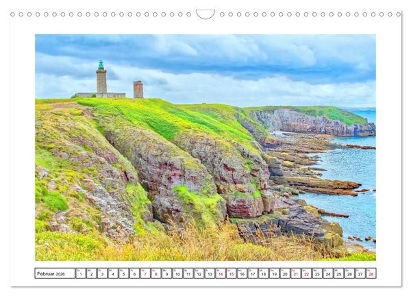 Produktbild: Ein traumhaftes Reiseziel - Normandie und Bretagne (Wandkalender 2026 DIN A3 quer), CALVENDO Monatskalender