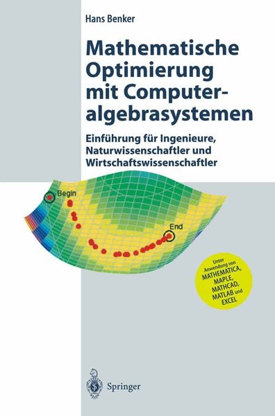 Produktbild: Mathematische Optimierung mit Computeralgebrasystemen