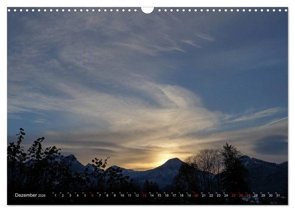 Produktbild: Sonne, Mond und Wolken (Wandkalender 2026 DIN A3 quer), CALVENDO Monatskalender