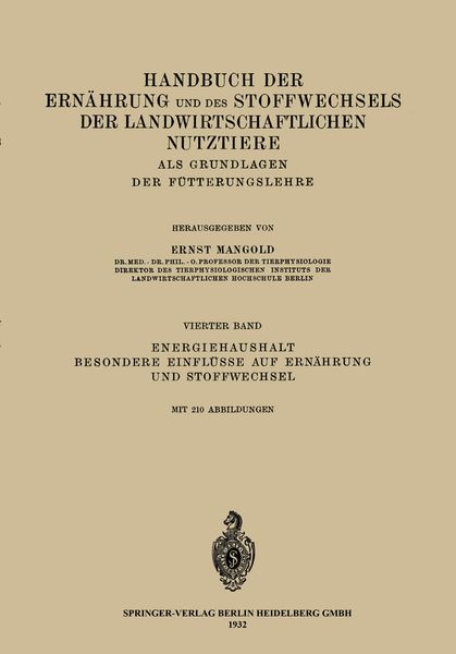 Produktbild: Energiehaushalt. Besondere Einfl&uuml;sse auf Ern&auml;hrung und Stoffwechsel