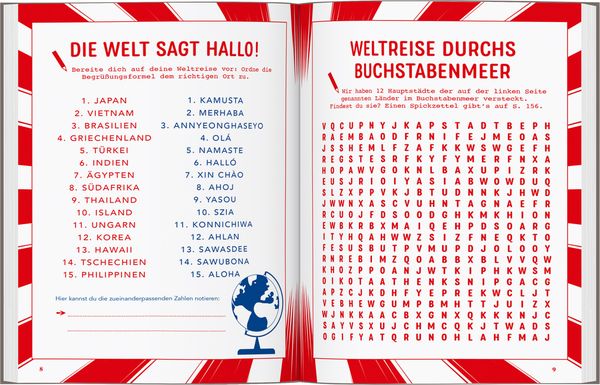 Produktbild: DUMONTs Fantastische R&auml;tselreise Einmal um die Welt