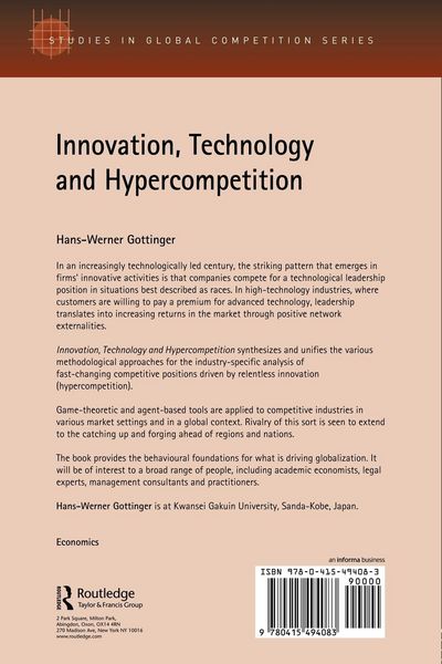 Produktbild: Innovation, Technology and Hypercompetition