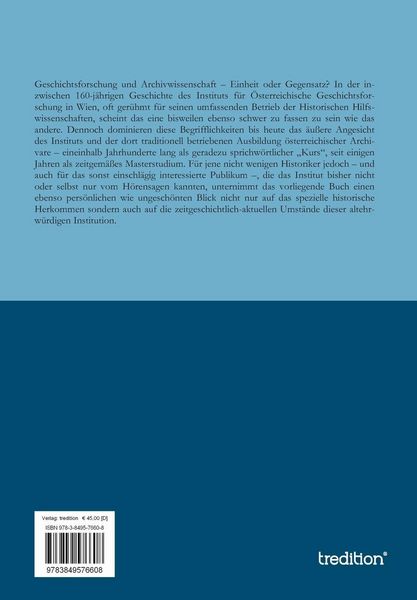 Produktbild: Geschichtsforschung und Archivwissenschaft
