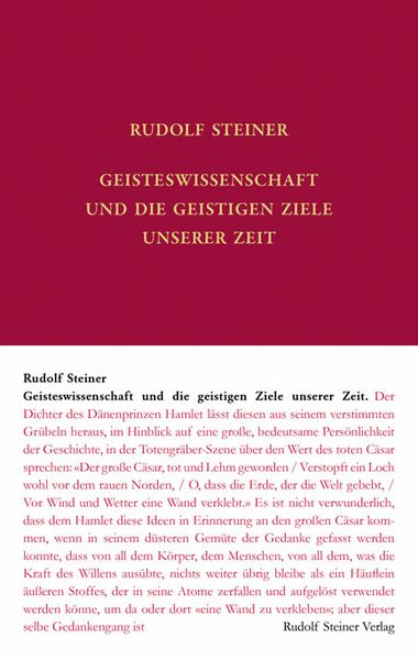 Produktbild: Geisteswissenschaft und die geistigen Ziele unserer Zeit