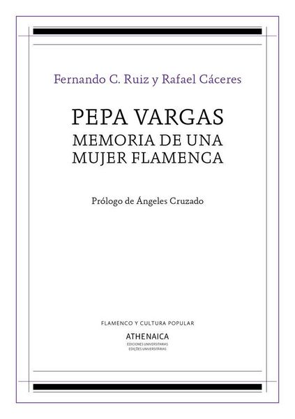 Produktbild: Pepa Vargas : memoria de una mujer flamenca