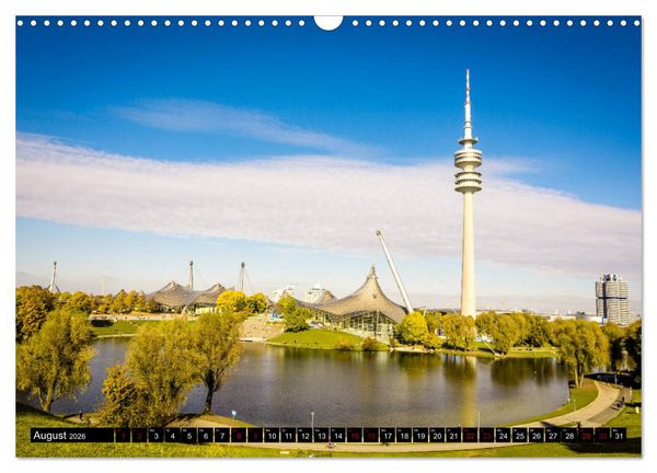 Produktbild: M&uuml;nchen entdecken - Die Sch&ouml;nheit der Bayerischen Metropole (Wandkalender 2026 DIN A3 quer), CALVENDO Monatskalender
