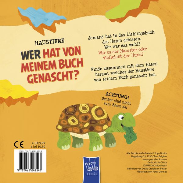 Produktbild: Wer hat von meinem Buch genascht? - Haustiere