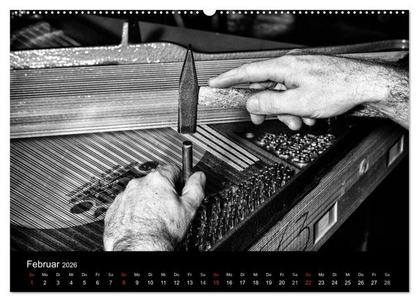 Produktbild: Klavierbau (Wandkalender 2026 DIN A2 quer), CALVENDO Monatskalender