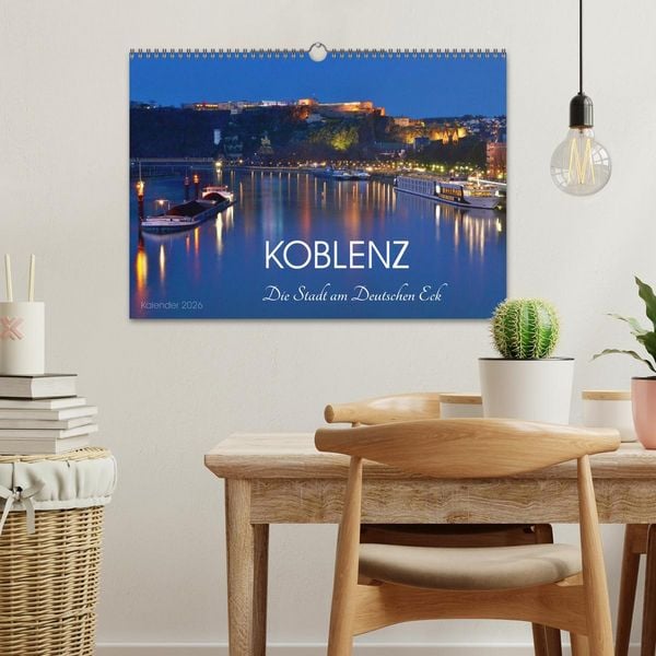 Produktbild: Koblenz Die Stadt am Deutschen Eck (Wandkalender 2026 DIN A3 quer), CALVENDO Monatskalender