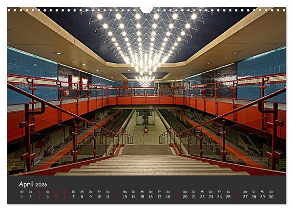 Produktbild: U-Bahn-Stationen des Westens (Wandkalender 2026 DIN A3 quer), CALVENDO Monatskalender