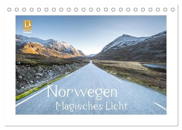 Norwegen Magisches Licht (Tischkalender 2026 DIN A5 quer), CALVENDO Monatskalender
