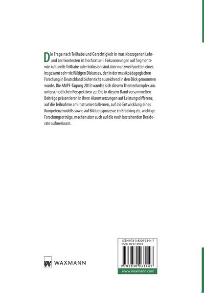Produktbild: Teilhabe und Gerechtigkeit. Participation and Equity