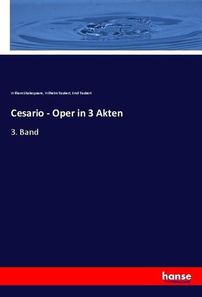 Produktbild: Cesario - Oper in 3 Akten