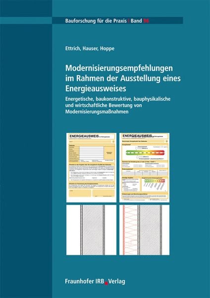Produktbild: Modernisierungsempfehlungen im Rahmen der Ausstellung eines Energieausweises