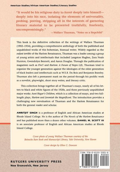 Produktbild: The Collected Writings of Wallace Thurman
