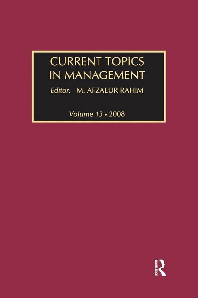 Produktbild: Current Topics in Management