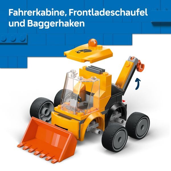 Produktbild: LEGO City 60483 Coole Flitzer &ndash; Radlader, Spielzeug mit Minifigur