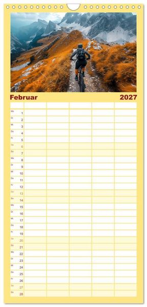 Produktbild: Familienplaner 2027 - Action pur - atemberaubende Hobbys mit 5 Spalten (Wandkalender, 21 x 45 cm) CALVENDO