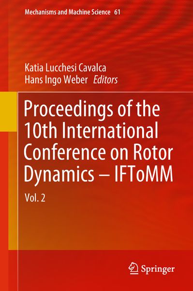 Produktbild: Proceedings of the 10th International Conference on Rotor Dynamics &ndash; IFToMM