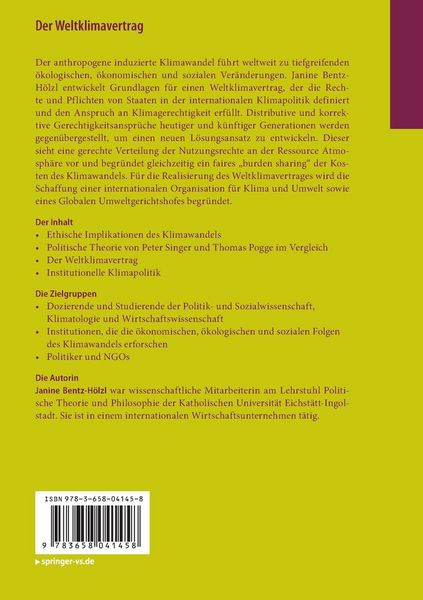 Produktbild: Der Weltklimavertrag