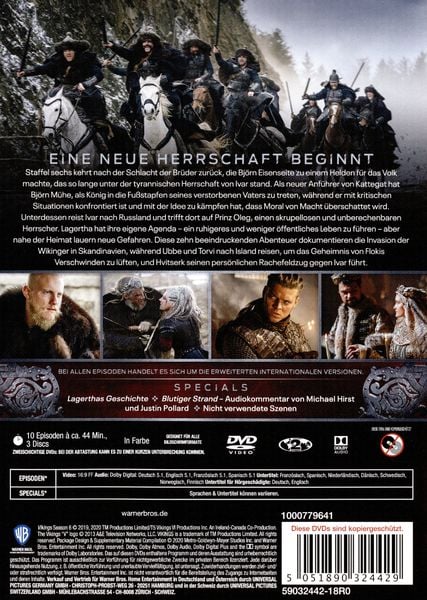 Vikings - Season 6.1 [3 DVDs]