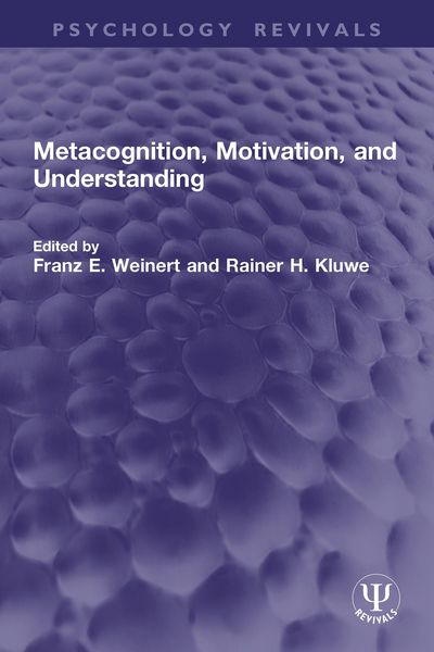 Produktbild: Metacognition, Motivation, and Understanding