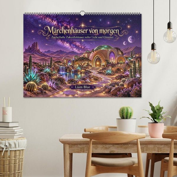 Produktbild: M&auml;rchenh&auml;user von morgen (Wandkalender 2027 DIN A2 quer), CALVENDO Monatskalender
