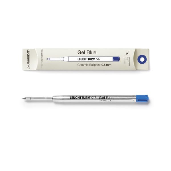 Produktbild: LEUCHTTURM1917 Ersatzmine Gel f&uuml;r Drehgriffel Nr. 1, K&ouml;nigsblau, 0,5 mm, 1er-Pack - Gelstift