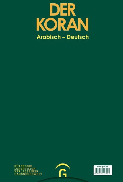 Produktbild: Der Koran / Der Koran - Arabisch-Deutsch