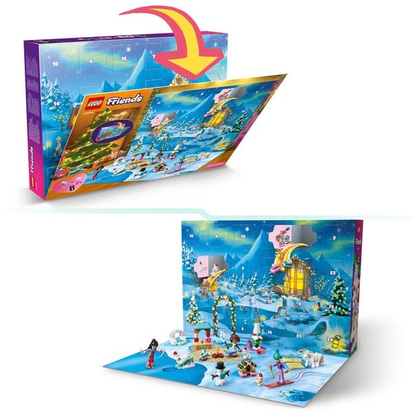 Produktbild: LEGO Friends Adventskalender 2026 Weihnachtsspielzeug ab 6 Jahren 42698