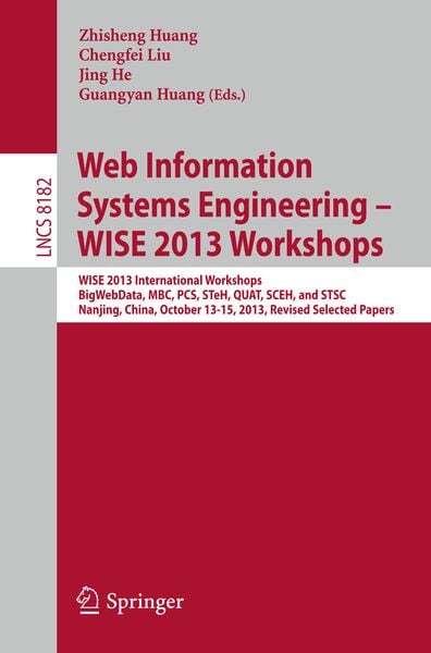 Produktbild: Web Information Systems Engineering &ndash; WISE 2013 Workshops