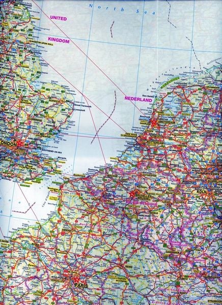 Produktbild: MARCO POLO L&auml;nderkarte Europa, physisch