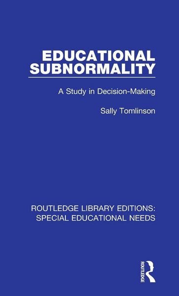 Produktbild: Educational Subnormality