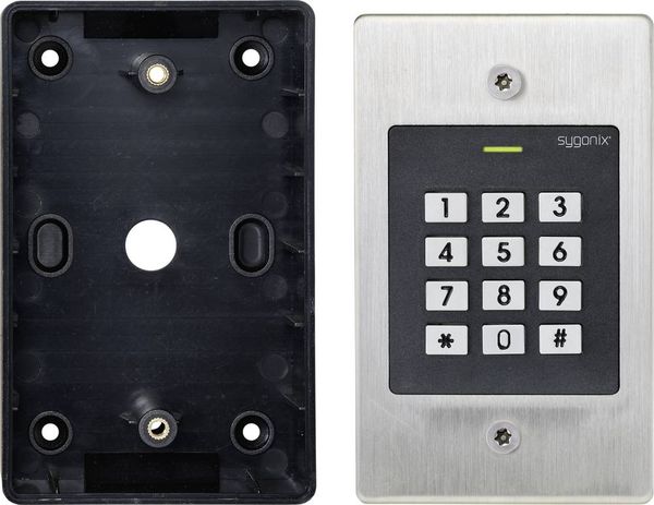 Produktbild: Sygonix SY-4760956 Code-Tastatur mit RFID Unterputz 12 V/DC, 18 V/DC IP66