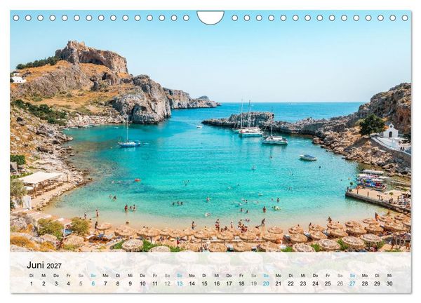 Produktbild: Rhodos - Die Highlights der Insel (Wandkalender 2027 DIN A4 quer), CALVENDO Monatskalender