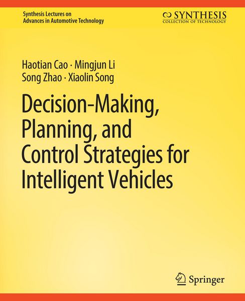 Produktbild: Decision Making, Planning, and Control Strategies for Intelligent Vehicles