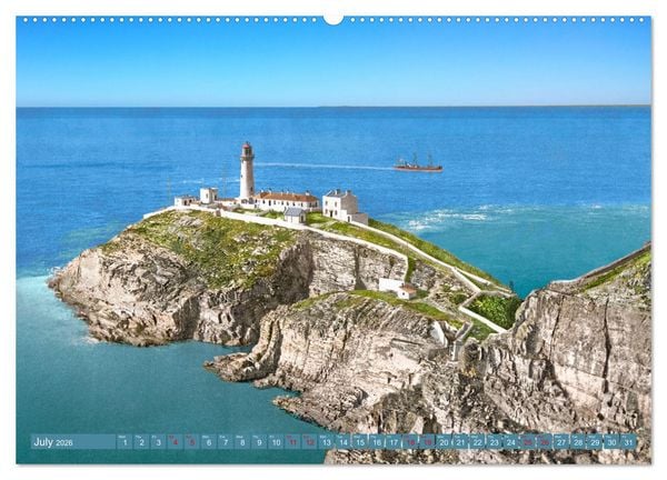Produktbild: Wales around 1900 - photos restored and colourised (High Quality Premium Wall Calendar 2026 DIN A2 landscape),CALVENDO 12 Month Wall Calendar