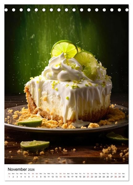 Produktbild: Yummy Bakes (Desk Calendar 2026 DIN A5 portrait), CALVENDO 12 Month DeskCalendar
