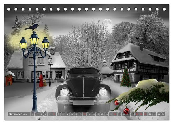 Produktbild: Oldtimer auf Reisen (Tischkalender 2026 DIN A5 quer), CALVENDO Monatskalender