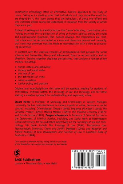Produktbild: Constitutive Criminology