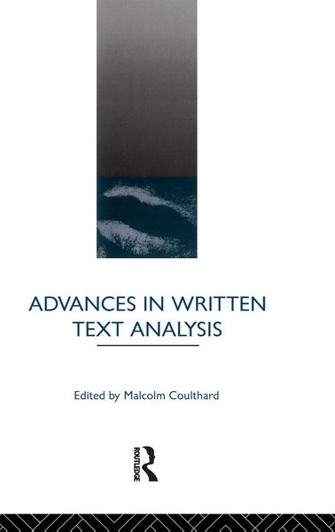 Produktbild: Advances in Written Text Analysis