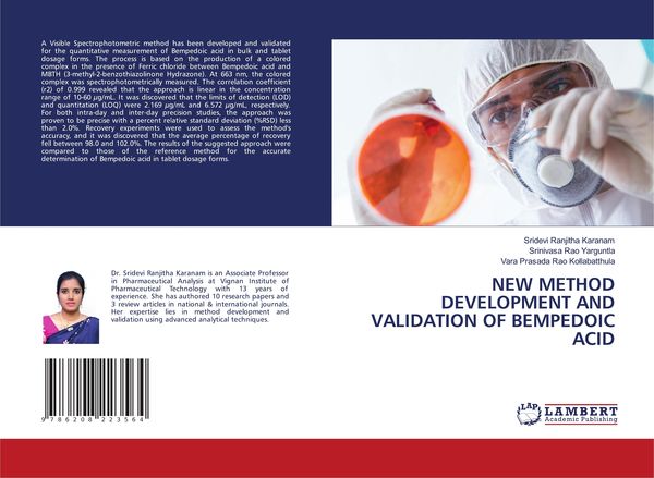 Produktbild: New Method Development and Validation Of Bempedoic Acid