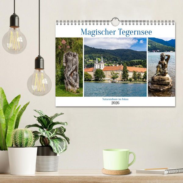 Produktbild: Magischer Tegernsee (Wandkalender 2026 DIN A4 quer), CALVENDO Monatskalender