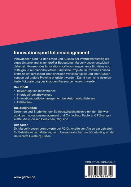 Produktbild: Innovationsportfoliomanagement