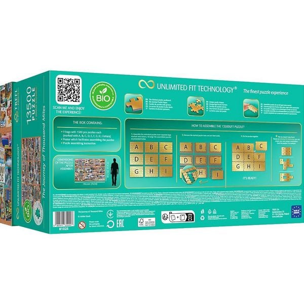 Produktbild: UFT Puzzle 13500 - Reise von tausend Meilen
